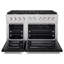 Zline 48 In. 6.7 Cu. Ft. Double Oven Gas Range In Stainless Steel With 8 Brass Burners-1582065728-1582065734
