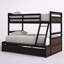 Lit superposé simple sur 2 tiroirs Greabe-608559409