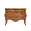 Commode d'appoint vintage à trois tiroirs sculptée à la main