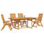 Solid Wood Patio Dining Set Table,-1407112721-1407112749