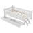 Sturdy Twin-Size Platform Bed With Guardrail And Storage Drawers-1690043813