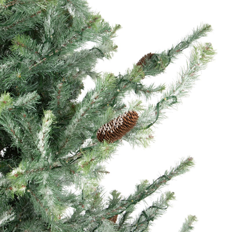 Lighted Artificial Christmas Tree, 9' H