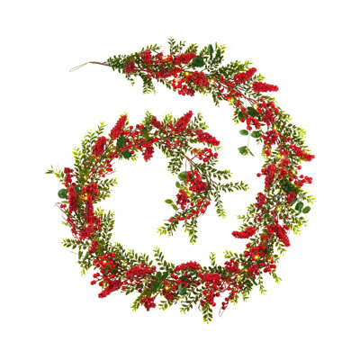 70cm Lighted Faux GARLAND with Lights