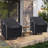 Waterproof Patio Swivel Chair Covers 2 Pack-903864596