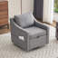 Elacqua Fabric Upholstered Swivel Accent Chair-106588602