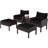 Choudhury 4 - Person Patio Conversation Set with Cushions-1106783087