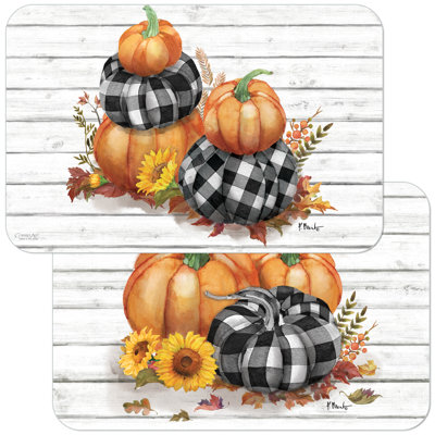 Napperons en plastique 4 pièces Rustic Fall