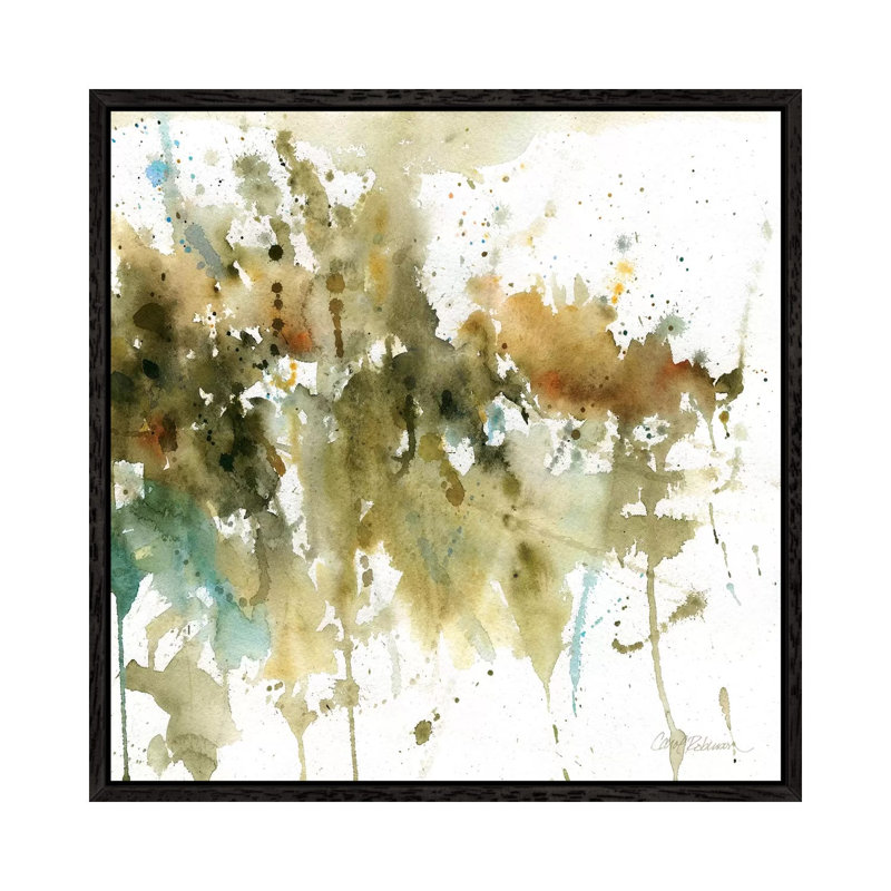 Allusion I by Carol Robinson - Painting on Canvas, Black Framed, 93.98 cm H x 93.98 cm W