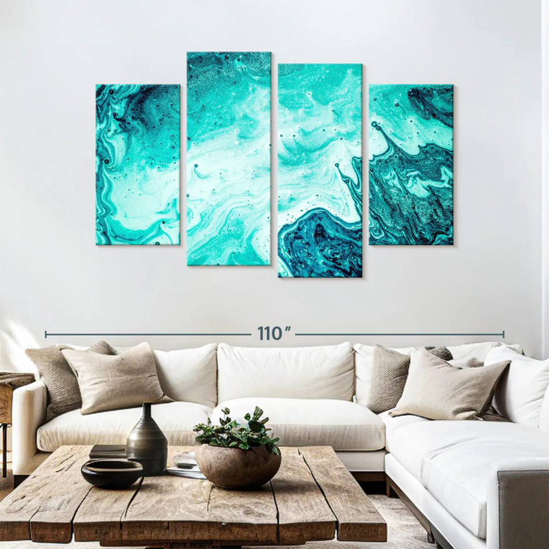 Abstract Aquamarine Luxury