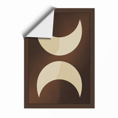 Paired Crescents Minimalist - Print