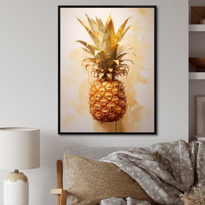Pinapple Golden Grove I sur toile