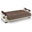 Canapé-lit convertible futon de 87,4 po avec rangement et canapé-lit convertible clic-clac