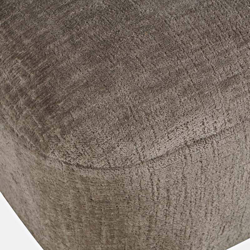 Fauteuil de chambre pivotant rembourré Arthur, Vison