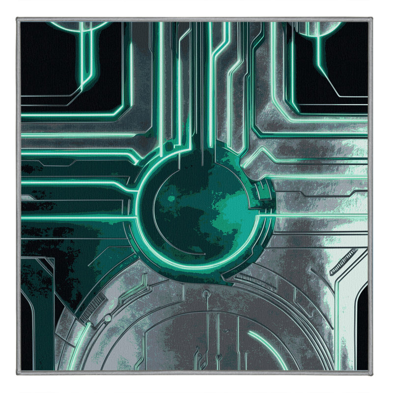 Astro Rift Rug, Square 5'