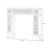 Retro Solid Wood Freestanding Fireplace