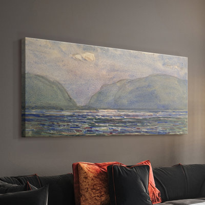 Série paysage - CCLXVIII - Toile tendue avec châssis - Prêt à être accroché