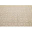 Tapis beige en laine noué à la main de conception unique 7 pi 10 po x 9 pi 9 po