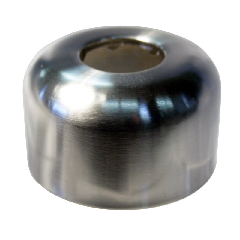 1.25" P-Trap with Box Flange, Satin Nickel