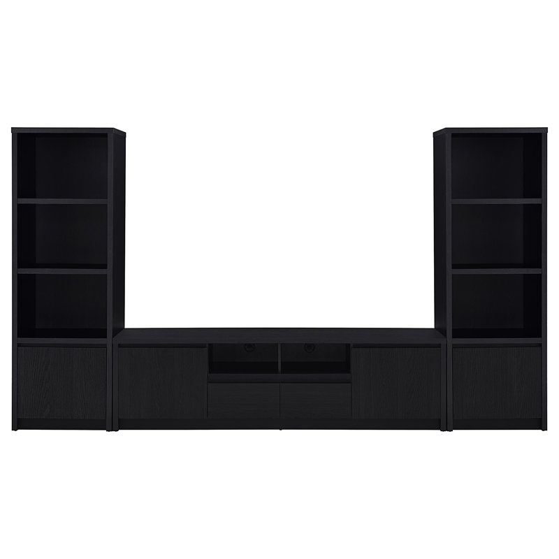 Meuble audio-vidéo à 3 tablettes Sloat
