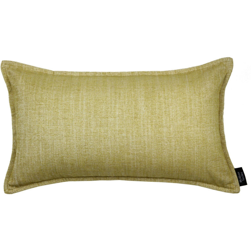 Cyrus Rectangular Cushion, 30 x 50cm, Yellow Ochre