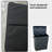 Double Laundry Hamper Bags With Lid Handles Removable Black