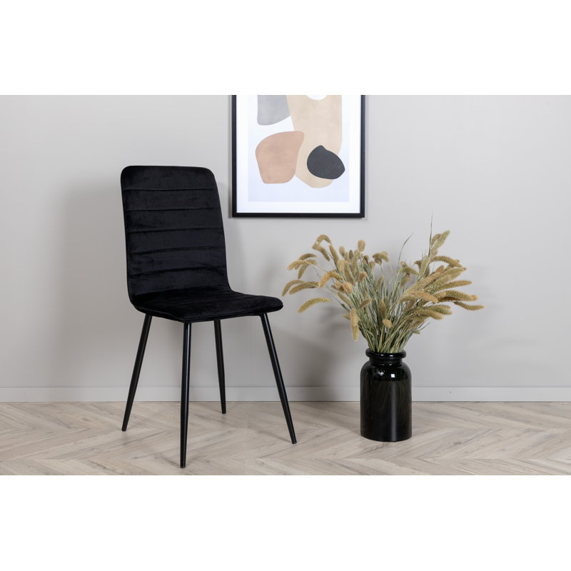 Sargent 47cm H Upholstered Side Chair, Black