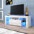 Modern LED Light TV Stand With Large Storage, Ideal For Living Room Entertainment And Aesthetic Enhancement-471605806