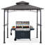 8 Ft. W X 5 Ft. D Steel Grill Gazebo With Vented Top-112319666
