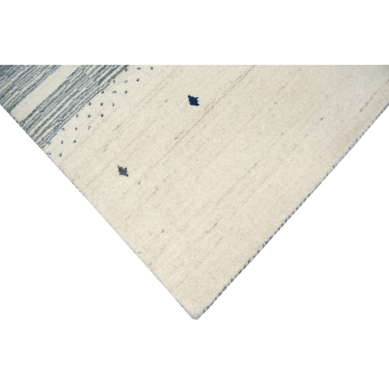 Handmade Wool Area Rug, Runner 2'6" x 12'