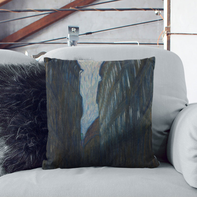 Square Cushion, 55cm H x 55cm W x 20cm D, Stone