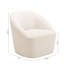 Fauteuil pivotant Boucle pour la maison, doux et confortable