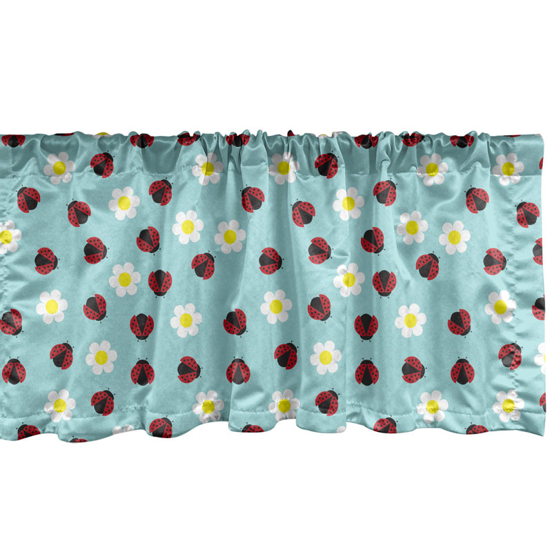 Multicolore paquet de 2 cantonnières Ambesonne Rowan 54 po, L 54 po x L 12 po