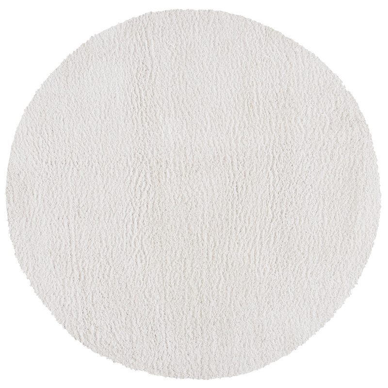 Tapis de couleur unie August, Rond 6 pi 7 po x 6 pi 7 po