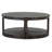 Lapeer Round Cocktail Table With 2 Nesting End Table-929691650