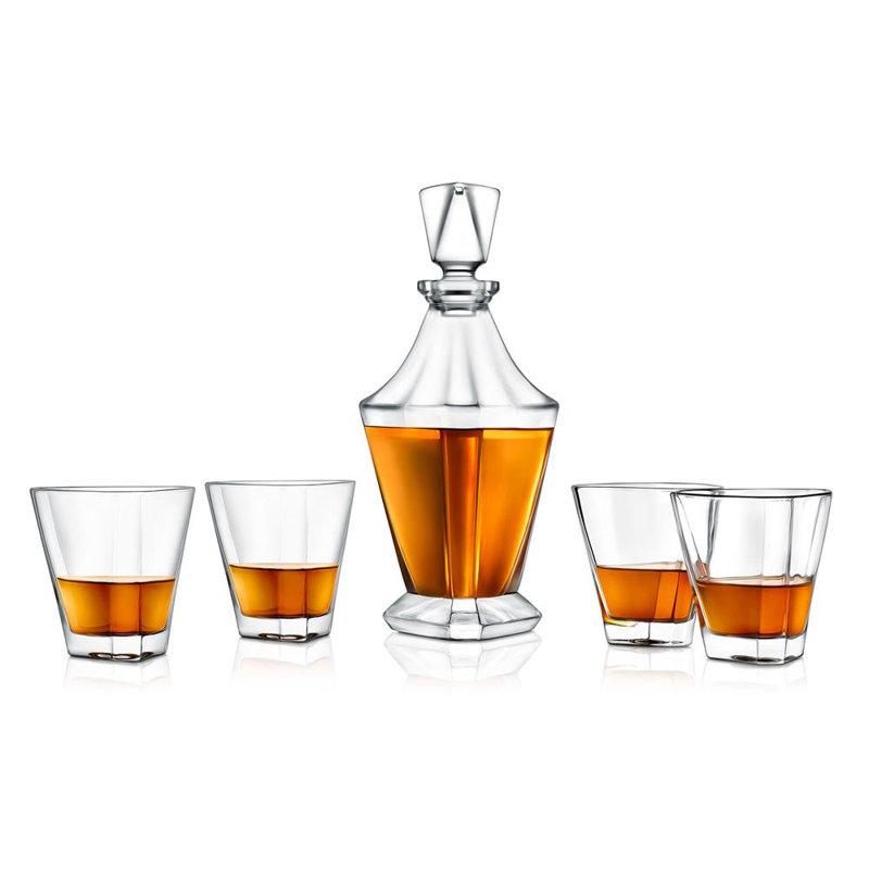 Ensemble de carafe à whisky 5 pièces Filias