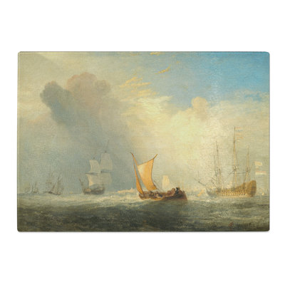 Rotterdam Ferry-Boat by Joseph Mallord William Turner Chopping Board