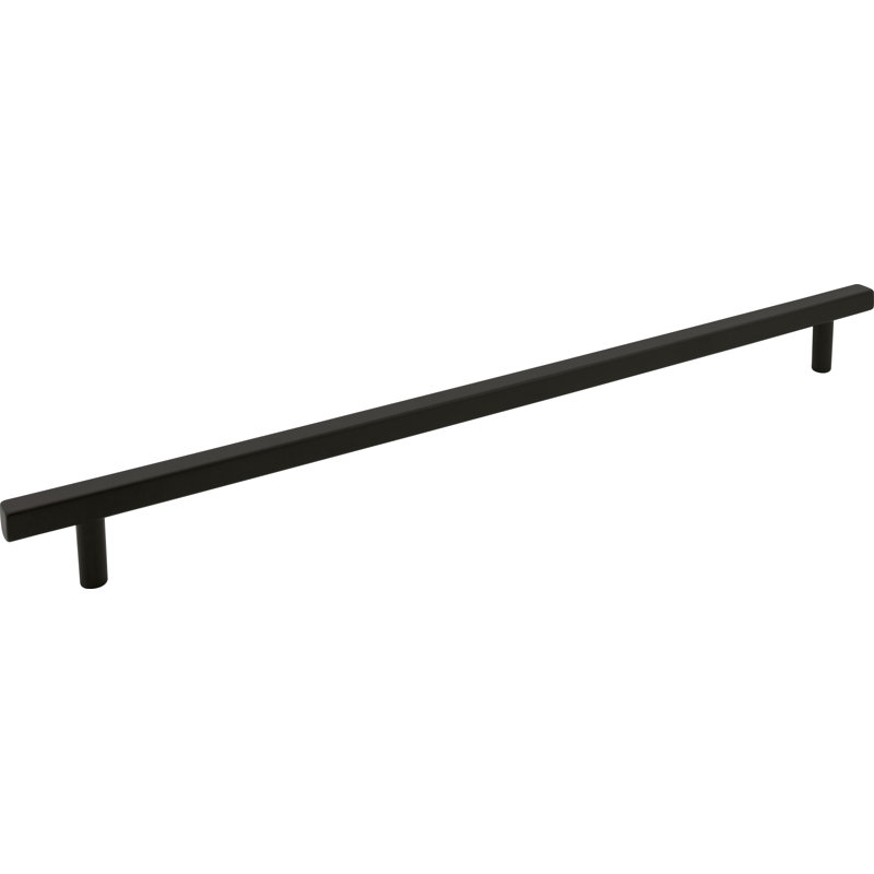 Dominique Bar Pull, 18", Matte Black