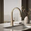Graze Pull-Down Single Handle Kitchen Faucet With Three-Function Sprayhead With Accessories-273784778
