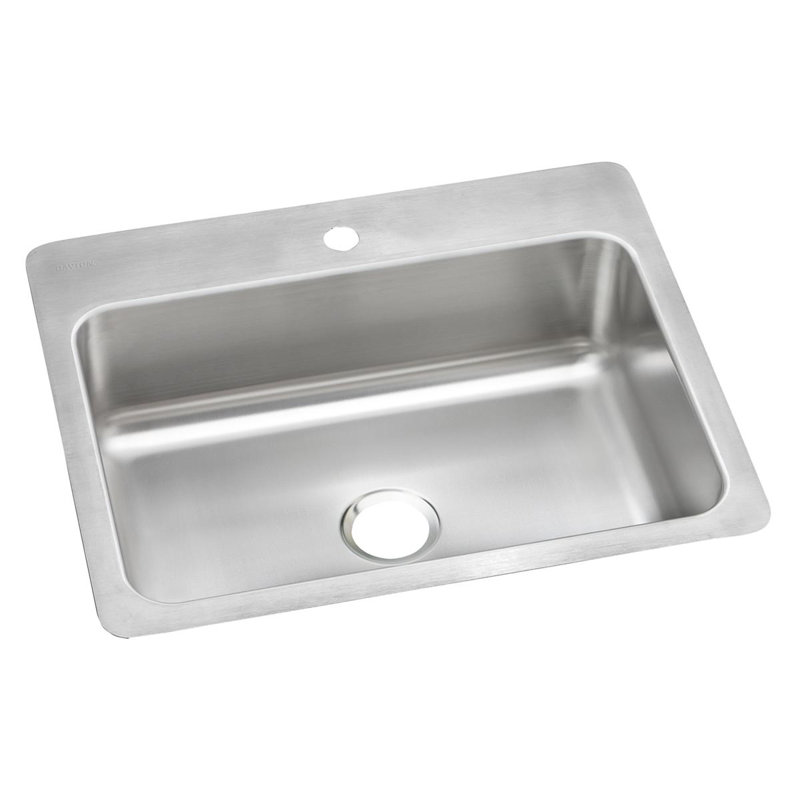 Dayton 27" L x 22" W Dual Mount Kitchen Sink, 1 hole