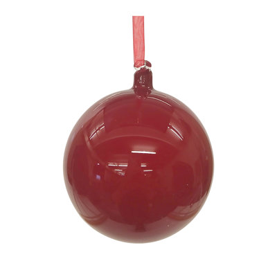 Glass Ball Ornament Set of 6