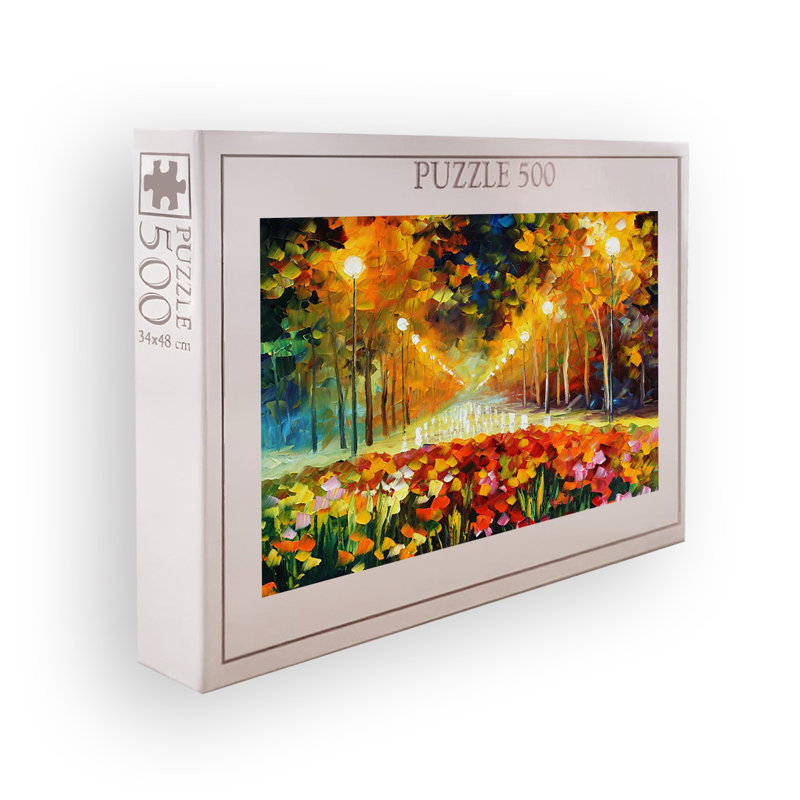 500 pièces en carton, 100% carton, 500 pièces, 18,9 x 13,4 pouces | Taille de la boîte: 13,2 po x 9,1 po x 2,0 po | Parfait pour le plaisir et la détente en famille, pièces durables de haute qualité pour un assemblage facile, cadeau idéal pour les amateurs de casse-tête