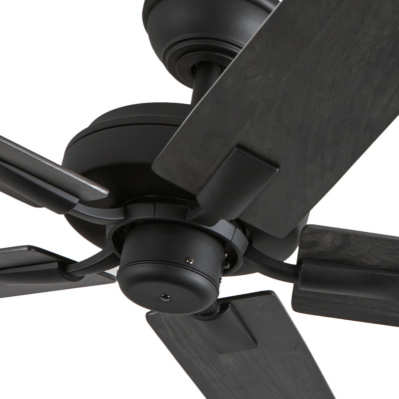Erikson Ceiling Fan, Matte Black, Black