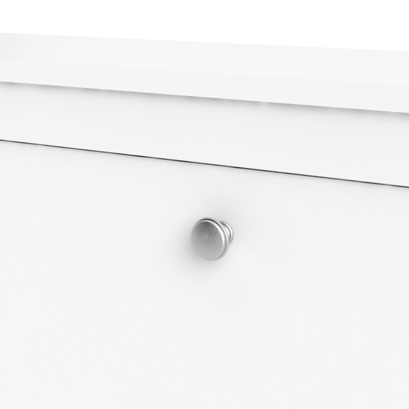 Armoire de rangement pour chaussures 16 paires Cotham, Blanc