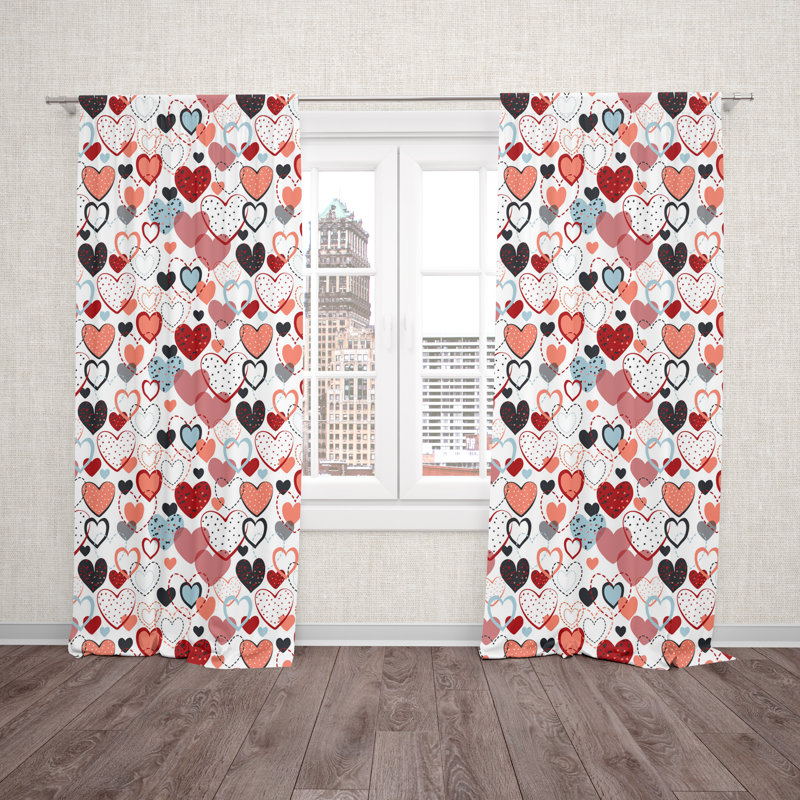 Jaishri Room Darkening Curtain Pair, 40" W x 61" L