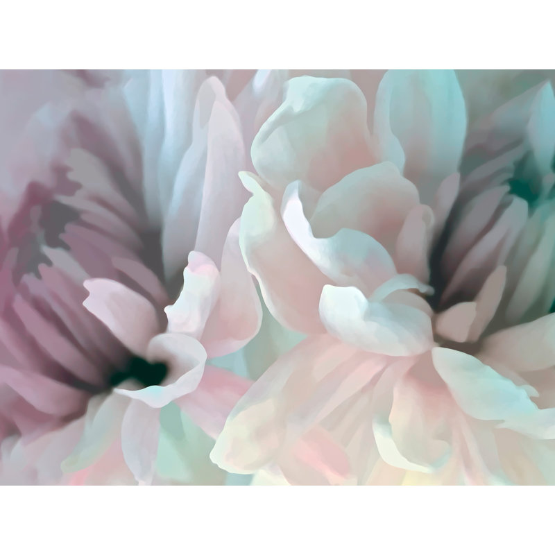 «Raequawn Chrysanthemum X III» par David Pollard, reproduction d'art sur toile tendue, H 30 po x l 40 po