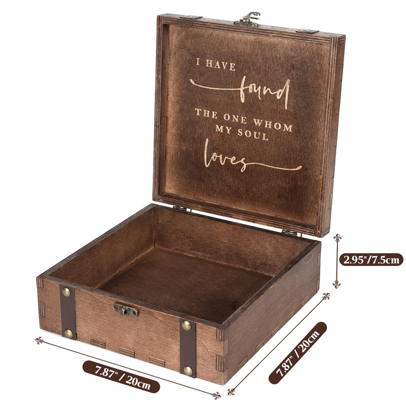 Small Decorative Box with Lid Set of 2