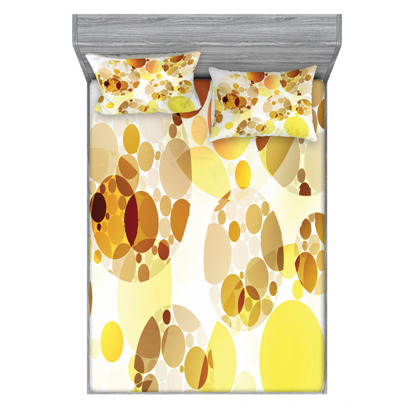 Microfiber Sheet Set, Queen Sheet Set with Fitted Sheet