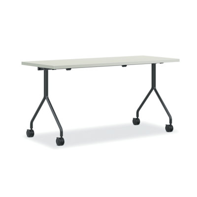 Between Nesting Training Table, Rectangle, Silver Mesh Laminate, 72" W