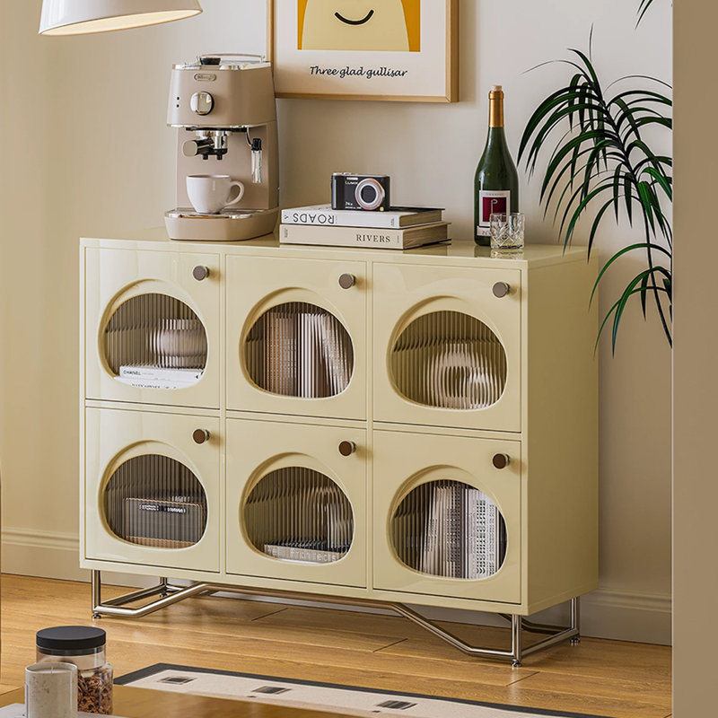 Modern Beige Manufacted Wood Sideboard