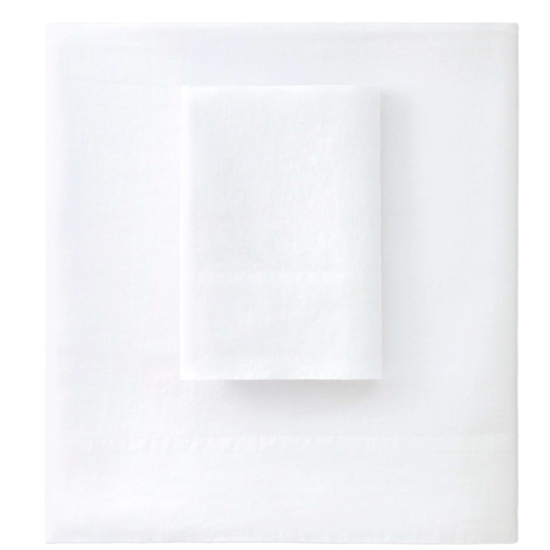 Lush Linen Sheet Set, Twin/Twin XL Sheet Set, White